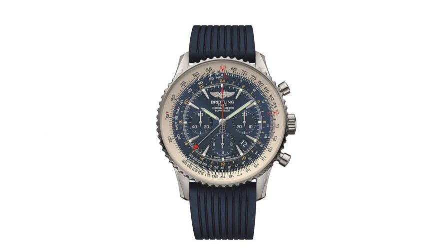 UK Limited Edition Cheap Replica Breitling Navitimer GMT Aurora Blue