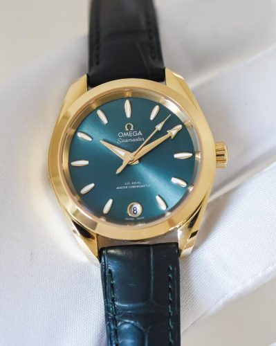 The Luxury Swiss Replica Omega Aqua Terra Shades Collection Watches UK, Including 2 New Solid Gold Models