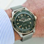 The New 2024 Luxury Omega Seamaster Diver 300M No-Date Titanium & Bronze Gold Fake Watches UK